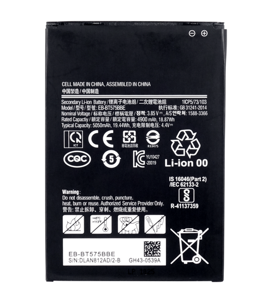 Bateria do Samsung Galaxy Tab Active 3 SM-T575 SM-T570 EB-BT575BBE 4900 mAh