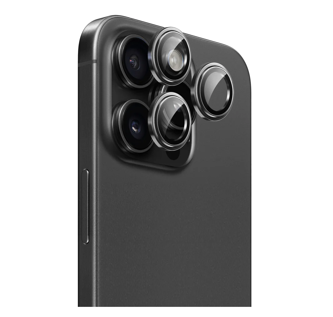 Szkło Ochronne na aparat obiektyw do iPhone 15 Pro / 15 Pro Max + Aplikator