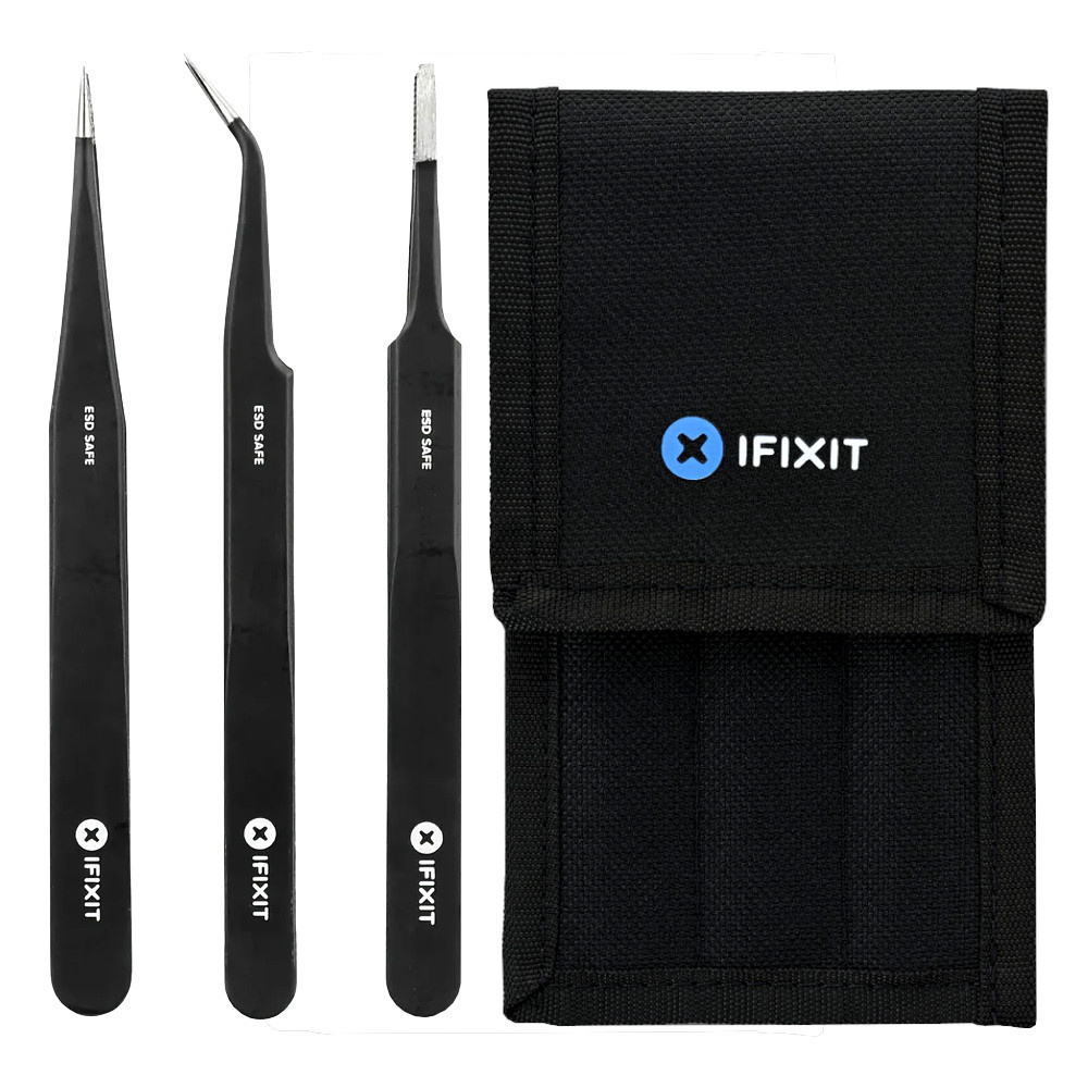 Precyzyjny zestaw pęset iFixit Precision Tweezer Set - 3 sztuki