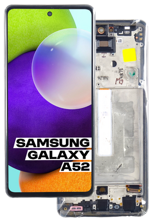 Oryginalny wyświetlacz Samsung Galaxy A52 SM-A525 Ramka Regenerowany (REF)