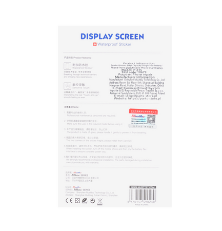 Wyświetlacz Soft OLED Programowalny LCD do Apple iPhone 15 Diagnostic