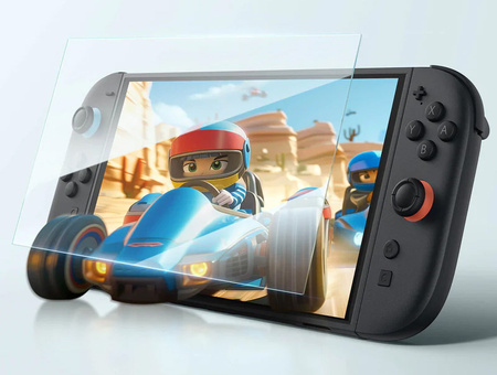Szkło ochronne hartowane na wyświetlacz 9H HD JSAUX do NINTENDO SWITCH 2