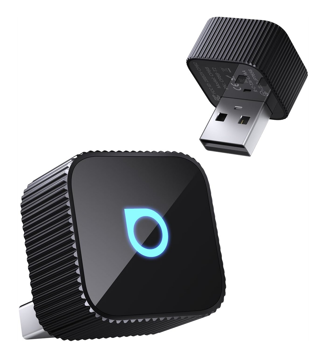 Bezprzewodowy Adapter Ottocast Mini Cube CarPlay / Android Auto Czarny