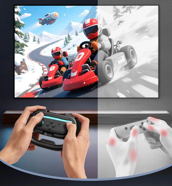 Kierownica wyścigowa 2-pak Adapter Nakładka JSAUX do Nintendo Switch 2