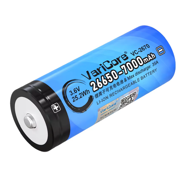 Akumulator bateria ogniwo VariCore VC-2670 Plus 26650 Li-ion 3.7V 7000mAh