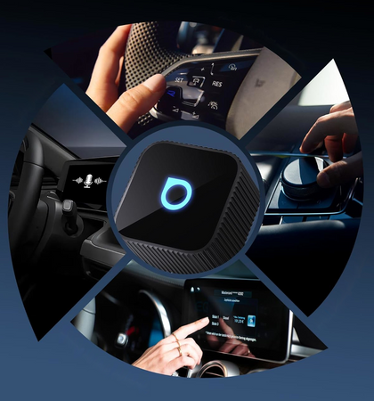Bezprzewodowy Adapter Ottocast Mini Cube CarPlay / Android Auto Czarny