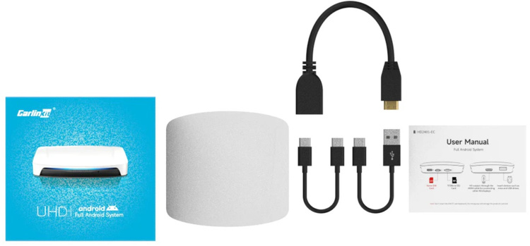 Carlinkit T-BOX UHD CPC-200-Tbox 8/128 GB SIM Mini HDMI USB-C Android 13 Apple Carplay Android Auto