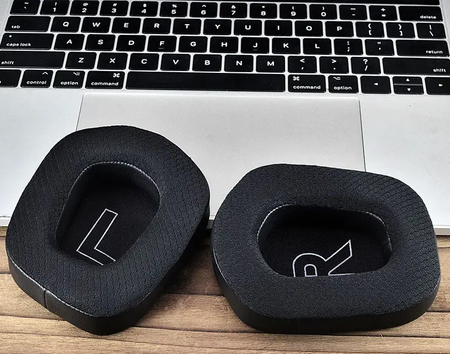 Nauszniki Pady Gąbki do Logitech G733 G335 G535 ŻELOWE WYPEŁNIENIE Czarne