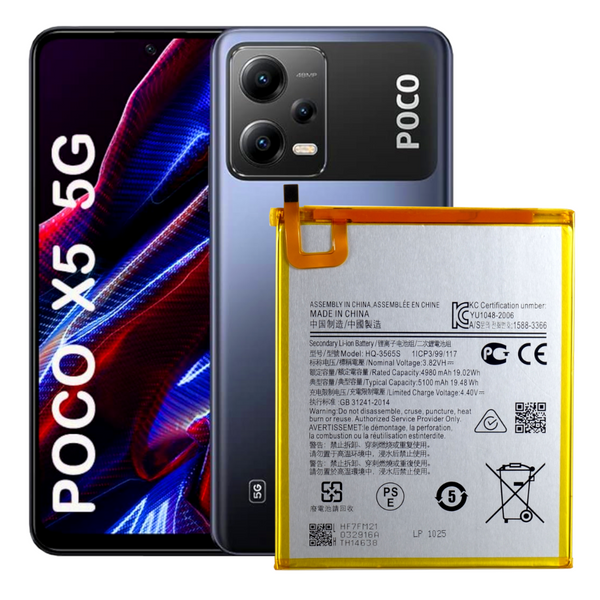 Bateria Akumulator do Xiaomi Poco X5 5G / Redmi Note 12 5G BN5J 4900 mAh