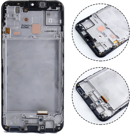Oryginalny wyświetlacz Ekran dotykowy do Samsung Galaxy A15 4G 5G Ramka Regenerowany (PL)