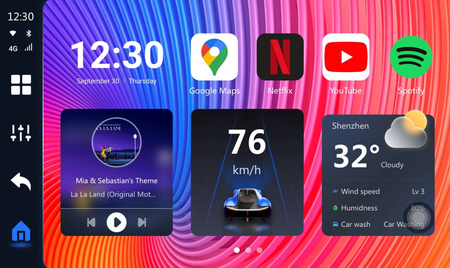 Ottocast P3 OttoAIBox 8G/128G Bezprzewodowy Apple Carplay Android Auto Karta SIM TF Mini HDMI