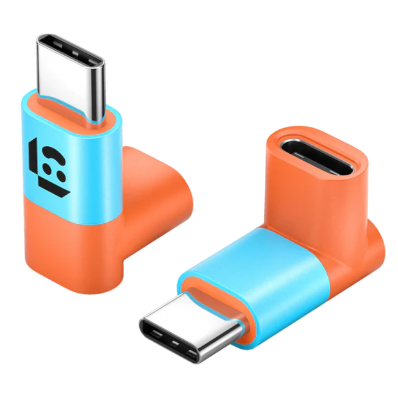 2x Kątowe Złącze USB-C JSAUX 90° Stopni do Steam Deck Rog Ally Switch PS5