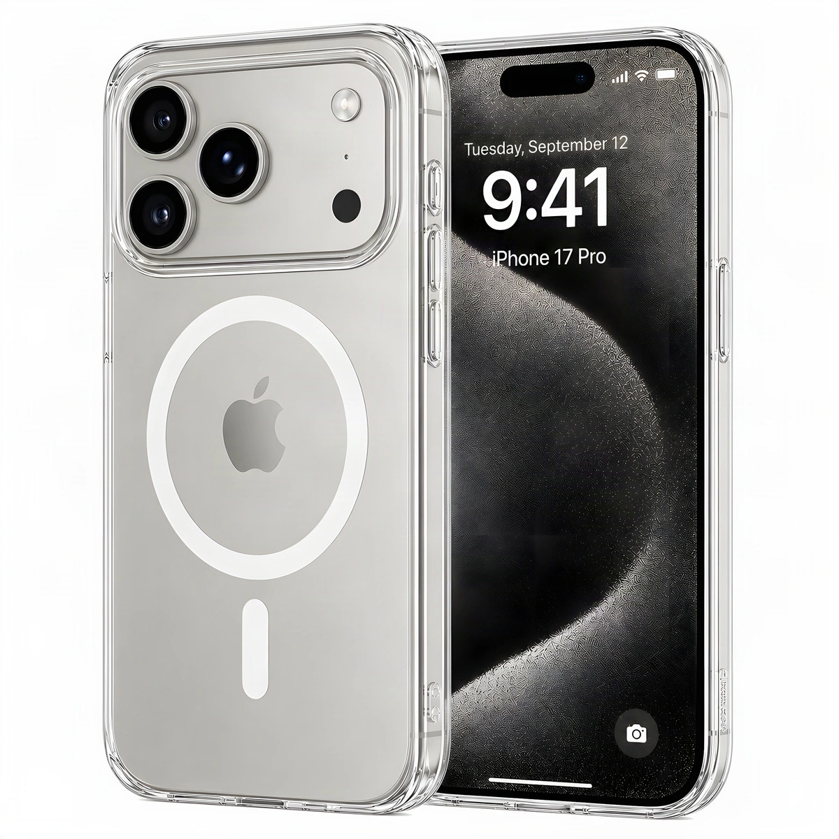 Etui Plecki Bezbarwne Magnetyczne MagSafe do Apple iPhone 17 Pro Case Clear