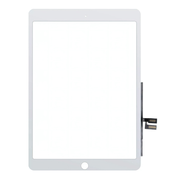 Digitizer dotyk szyba + klej (flexy OEM, miedź) do iPad 9 (2021) A2603 / A2602 biały