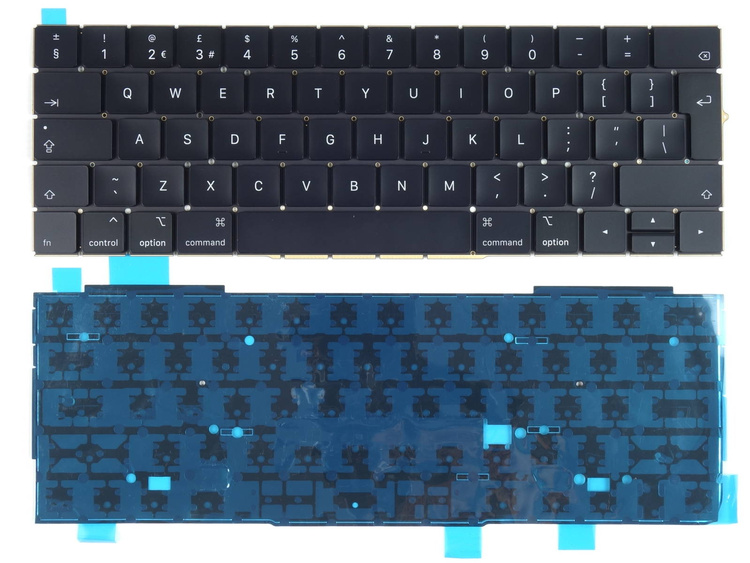 Klawiatura MacBook Pro A1707 A1706 LED UK pionowy Enter