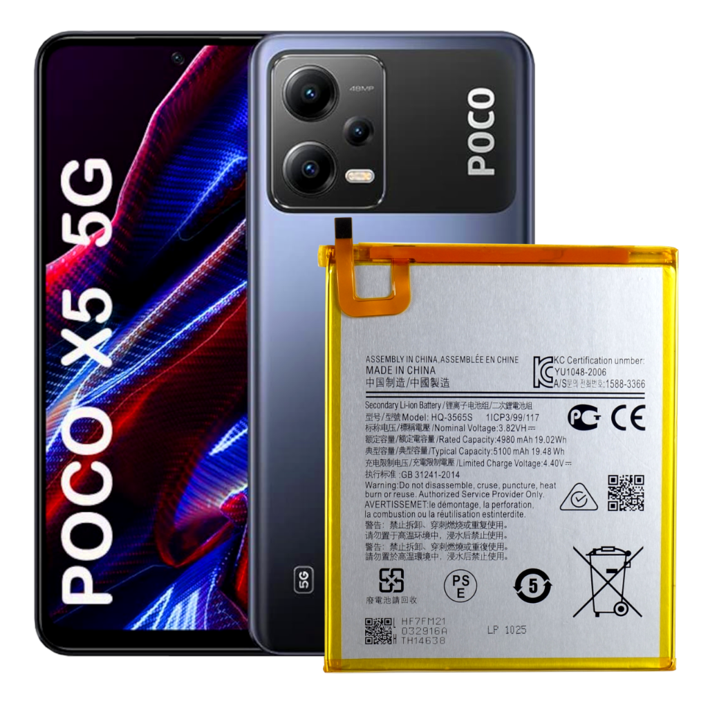 Bateria Akumulator do Xiaomi Poco X5 5G / Redmi Note 12 5G BN5J 4900 mAh