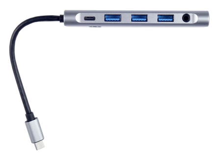 Stacja Dokująca 9w1 HUB USB 3.0 HDMI Power Delivery 100W 4K 60Hz Przycisk