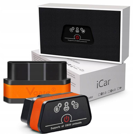 Interfejs diagnostyczny Vgate iCar2 ELM327 OBD2 PL Bluetooth JĘZYK POLSKI