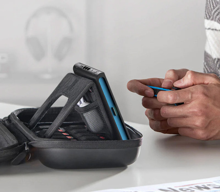 Przenośne Etui Futerał Obudowa JSAUX dla NINTENDO SWITCH 2 - Kieszeń na gry