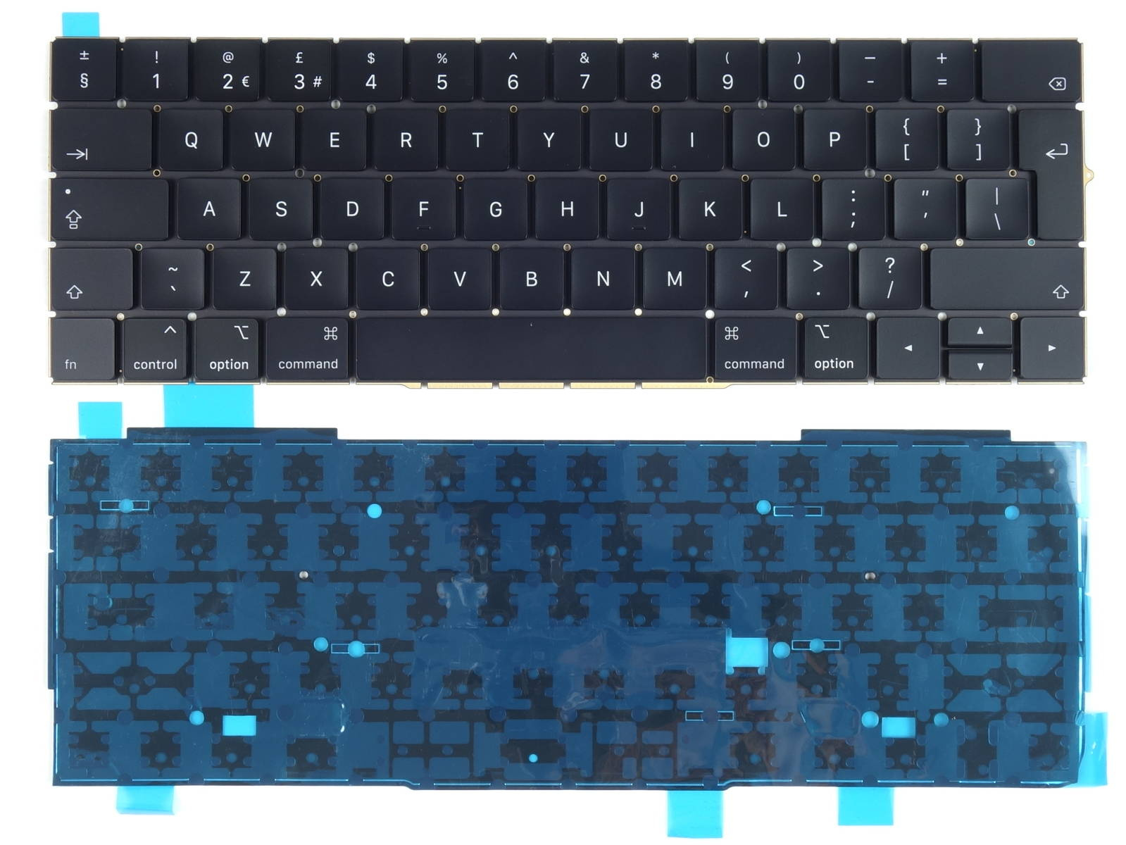 Klawiatura MacBook Pro A1707 A1706 LED UK pionowy Enter