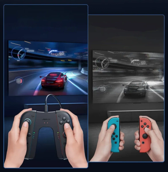 Uchwyt Pad Magnetyczny JoyVerse Dual Joy-Con JSAUX do NINTENDO SWITCH 2