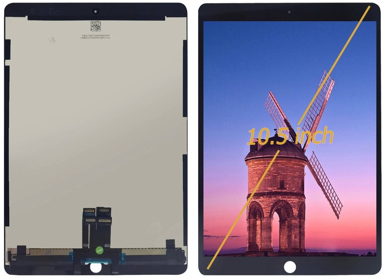 Écran Tactile LCD De Rechange Pour IPad Pro 10.5″ 2017 (A1701/A1709) – Kit Complet Avec Outils Et Verre Trempé