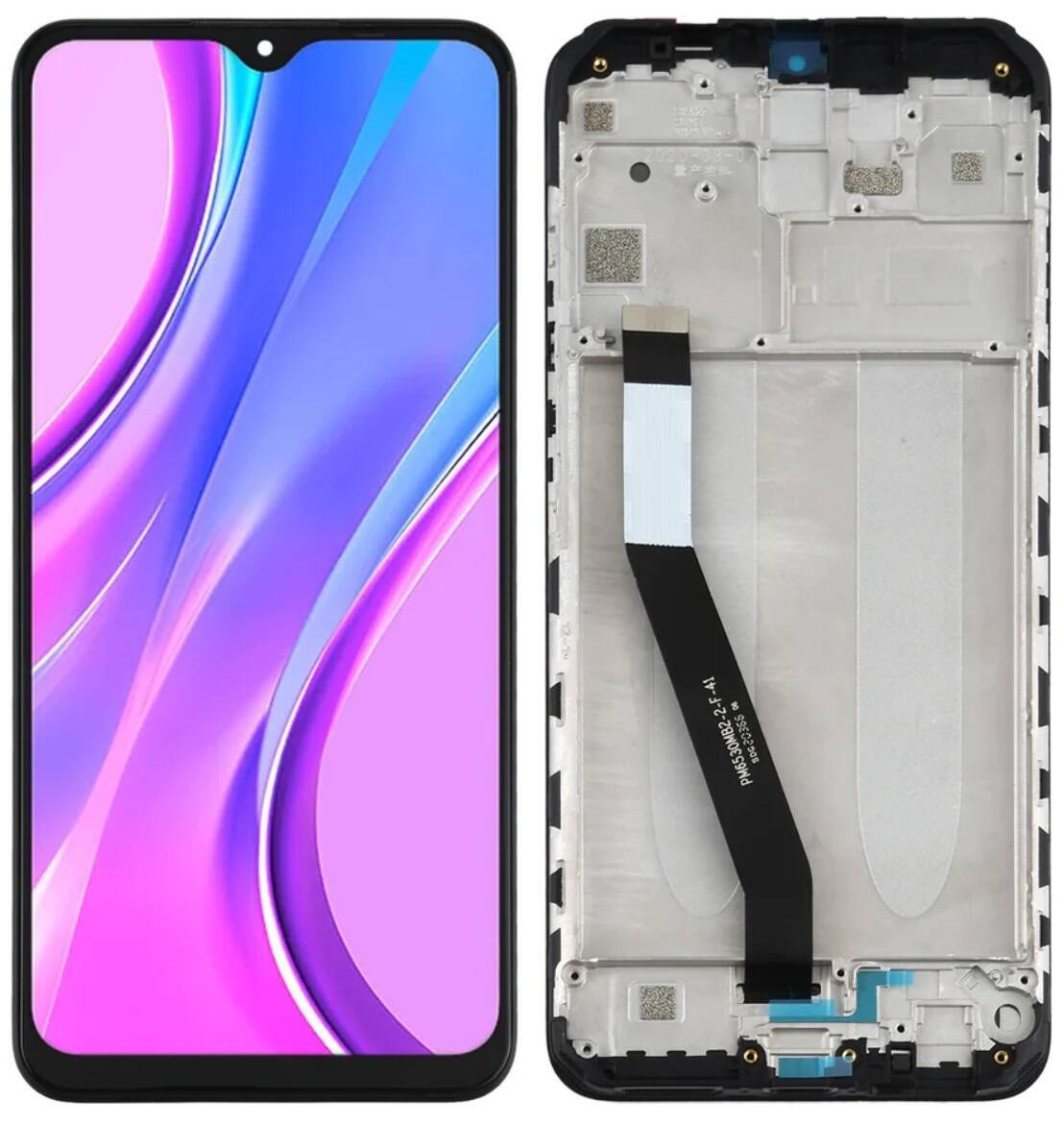 Oryginalny wyświetlacz LCD + ekran dotykowy  Xiaomi Redmi 9 (Regenerowany) IPS Ramka czarna