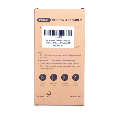 Oryginalny wyświetlacz LCD do Apple iPhone 14 Plus Wymieniona szybka BEZ IC