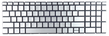 Klawiatura do laptopa HP 15-DA 15-DB 15-DW Srebrna LED QWERTY US