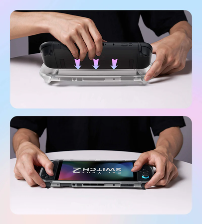 Etui ochronne TPU Transparentna Nakładka JSAUX do konsoli Nintendo Switch 2