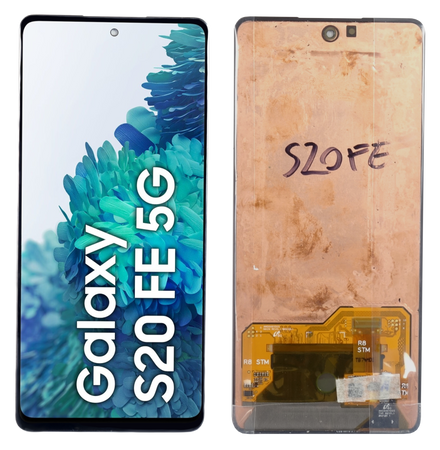 Oryginalny wyświetlacz LCD Ekran dotykowy do Samsung Galaxy S20 FE SM-G781 Regenerowany (REF)