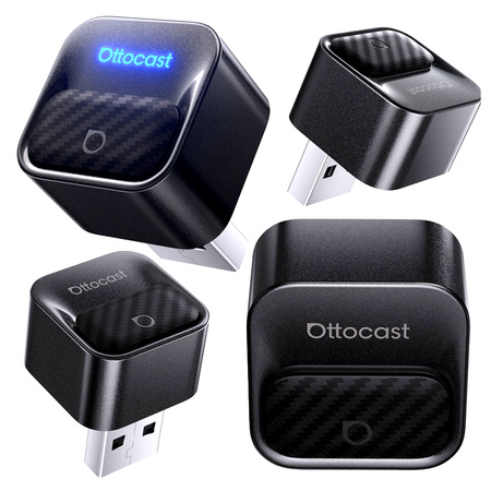 Adapter do Apple CarPlay Android Auto WiFI 6 BT 5.4 Ottocast Mini Core