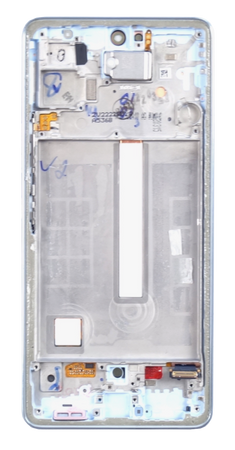 Oryginalny wyświetlacz do Samsung Galaxy A53 SM-A536 Demontaż Ramka Srebrna