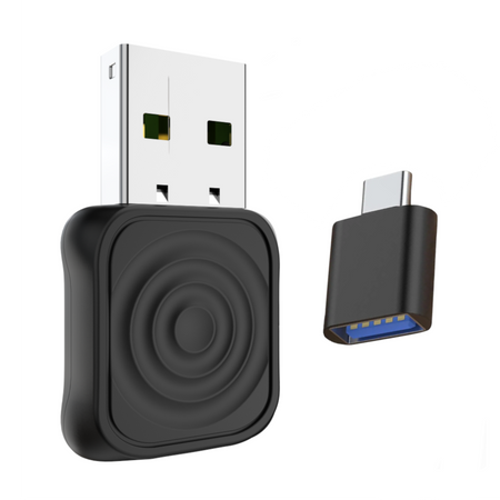 Adapter Carlinkit Mini Ultra + Przejściówka USB-C dla CarPlay/Android Auto