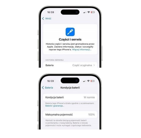 Bateria do iPhone 13 mini BEZ KOMUNIKATU 2406 mAh OEM Jakość Kondycja 100%