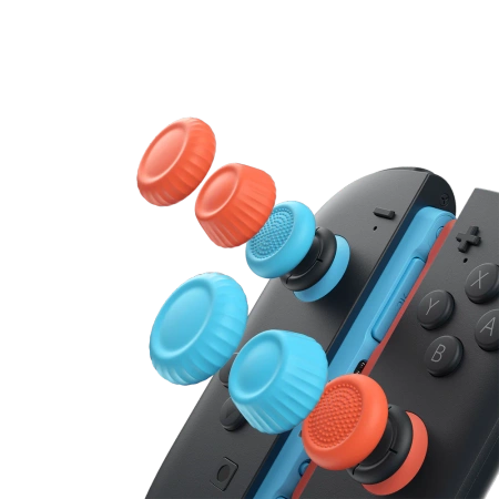 Nakładki Gumki na Joy-Con 6w1 JSAUX do konsoli Nintendo Switch 2 Kolorowe