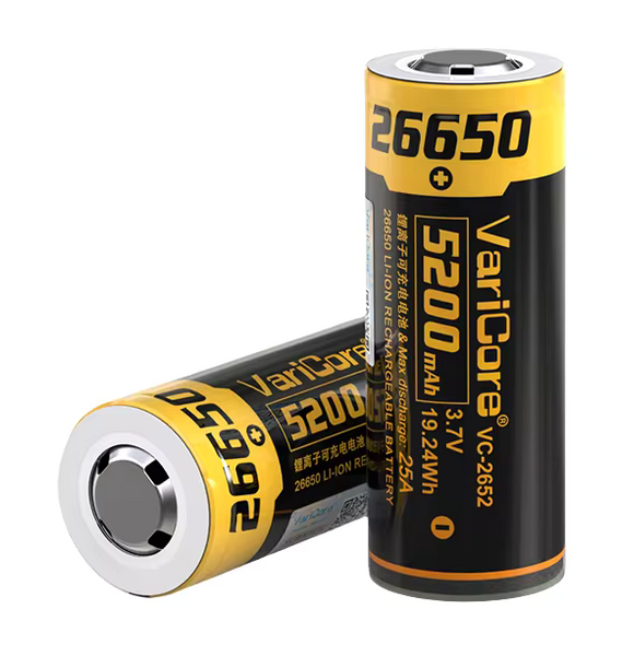 Akumulator bateria ogniwo VariCore VC-2652 PCB 26650 Li-ion 3.7V 5200mAh