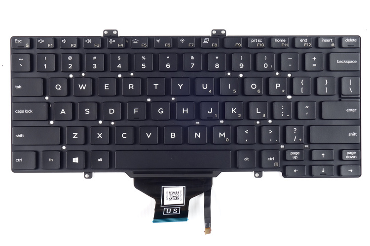 Klawiatura Dell Latitude 3400 5400 5410 7400 7410 LED RN86F 0RN86F trackpoint