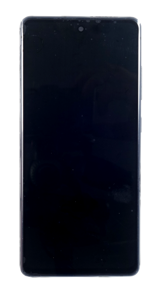 Oryginalny wyświetlacz LCD do Samsung Galaxy S20 FE G781 Niebieska Ramka Regenerowany (REF)