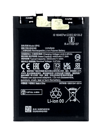 Bateria Akumulator do Xiaomi 12 Pro / 12S Pro BP45 4480mAh + Taśma montaż