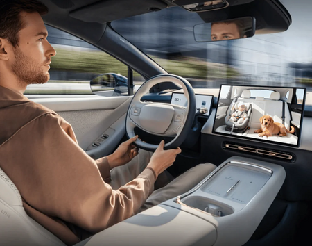 Elektroniczna Niania Kamera Samochodowa Ottocast Cabin Care Apple CarPlay