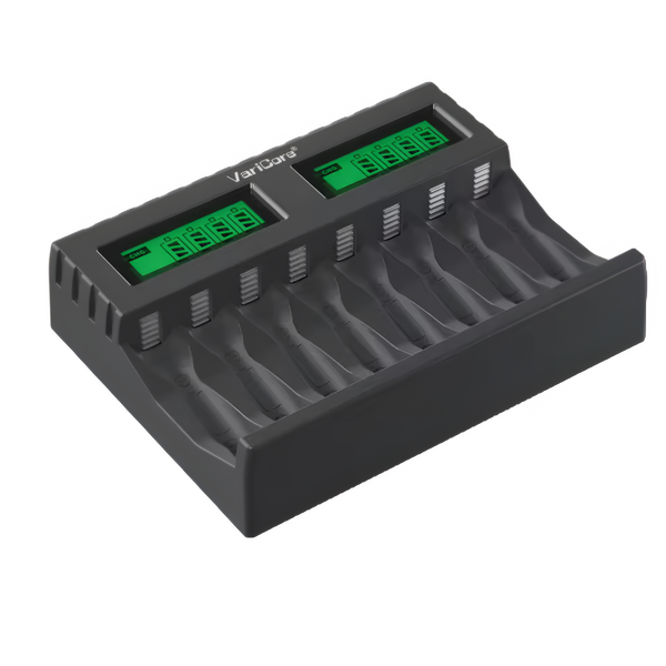Ładowarka VariCore LCD-006 8-kanałowa do akumulatorów AA AAA Ni-MH Li-ion