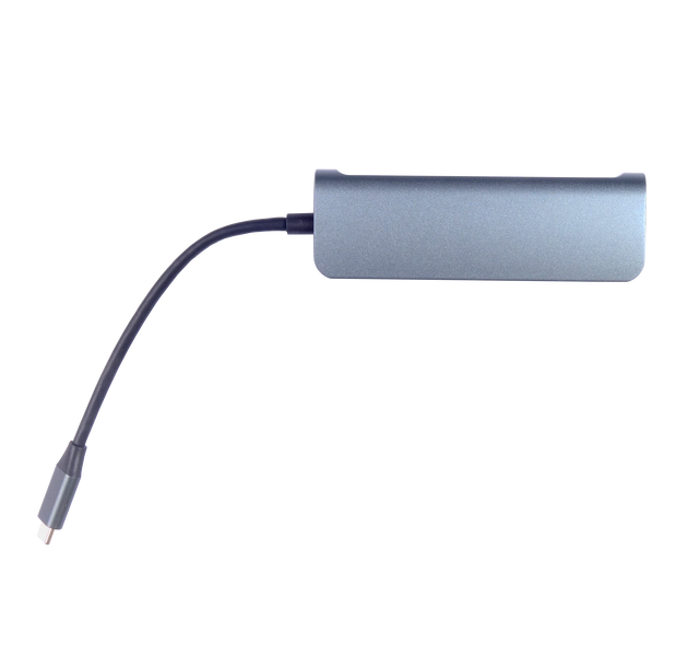 Stacja Dokująca HUB 6w1 2x USB-C + 2x USB 3.2 + HDMI 4K@60Hz + PD 100W