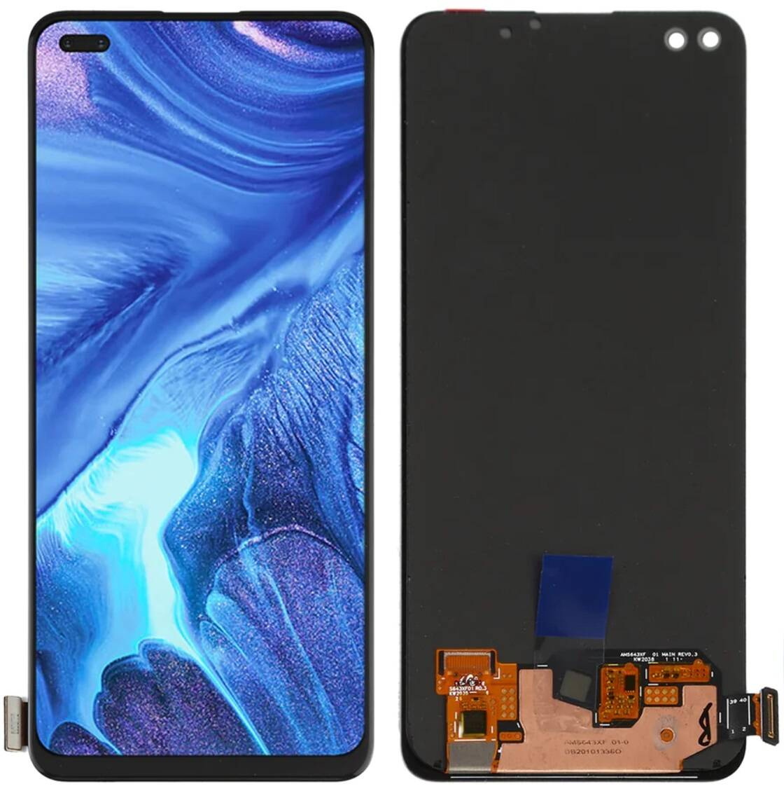 Wyświetlacz LCD + ekran dotykowy do Oppo Reno 4 CPH2113 OLED