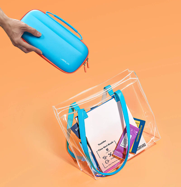 Niebieskie Etui Ultra-cienkie lekkie JSAUX do konsoli Nintendo Switch 2