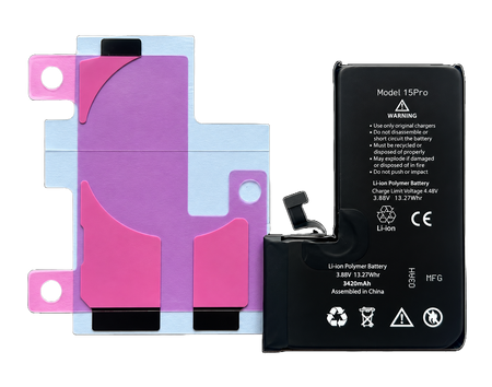 Bateria Akumulator do iPhone 15 Pro Powiększona 3420mAh BEZ KOMUNIKATU