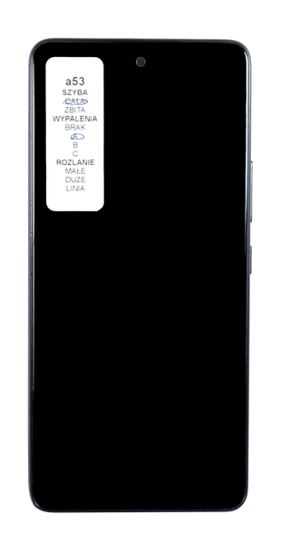 Oryginalny wyświetlacz Ekran do Samsung Galaxy A53 SM-A536 Ramka Czarna (Demontaż)