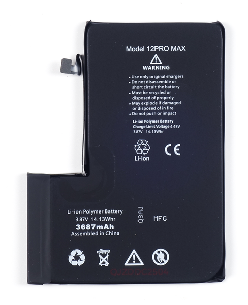 Bateria do iPhone 12 Pro Max BEZ KOMUNIKATU Crack BMS 4323 mAh + Wklejka