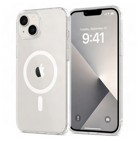 Etui Plecki Bezbarwne Magnetyczne MagSafe do Apple iPhone 14 Plus Clear