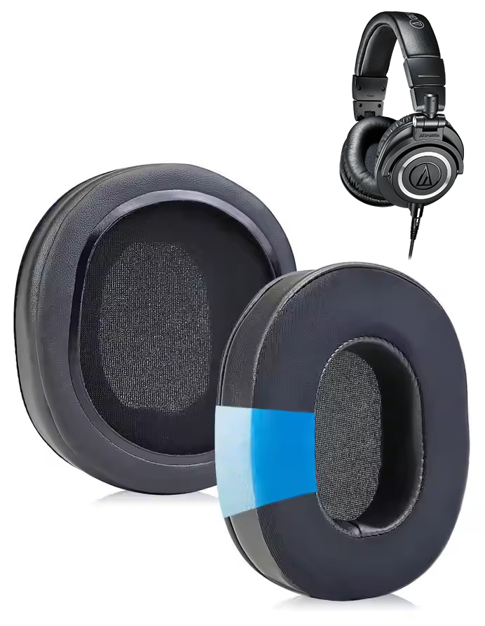 Nauszniki Pady Gąbki do AUDIO-TECHNICA M50x M40x M30x ŻELOWE WYPEŁNIENIE